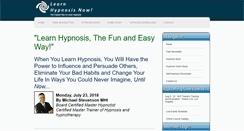 Desktop Screenshot of learnhypnosisnow.com